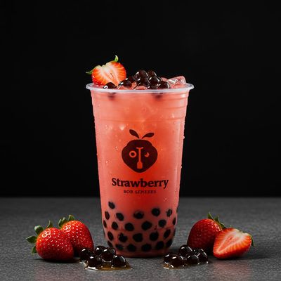 Strawberry Boba Tea